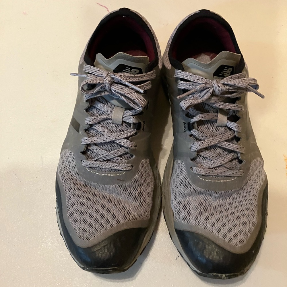 New Balance Gray and Black Running Shoes